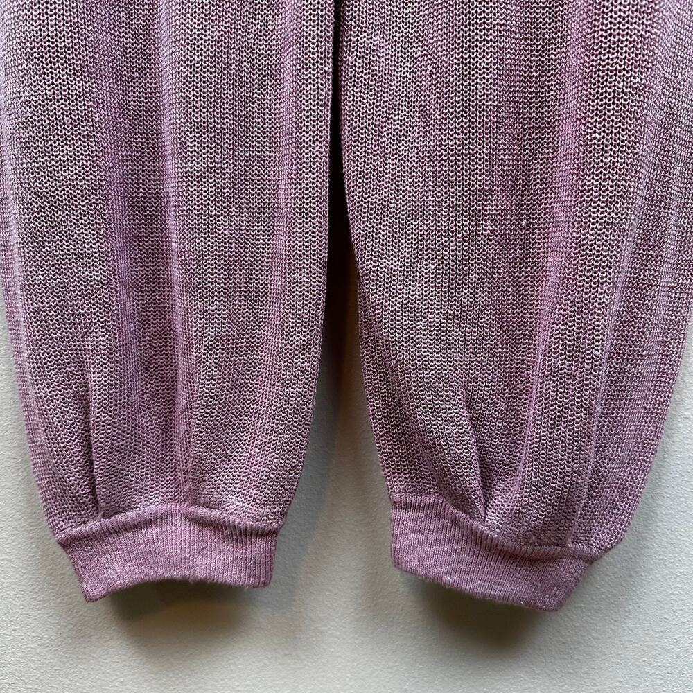 NEW Free People Beach Check It Out Sweater Pants in Floral Dust Combo Lg Comfort - Picture 8 of 16